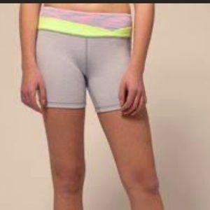 Ivivva  Lululemon Endless Ambition short grey athletic gymnastics